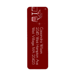 Cap and Cocktail Graduation Party Maroon