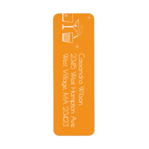 Cap and Cocktail Graduation Party Orange