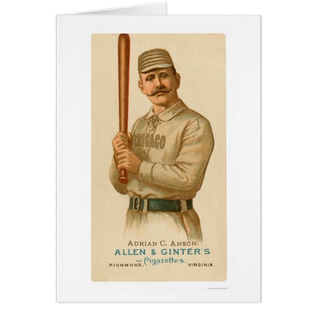 Cap Anson Baseball Card 1887 (Front)