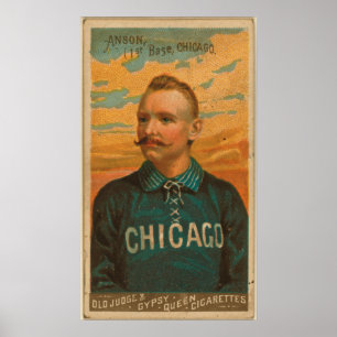 Cap Anson, Chicago White Stockings Poster