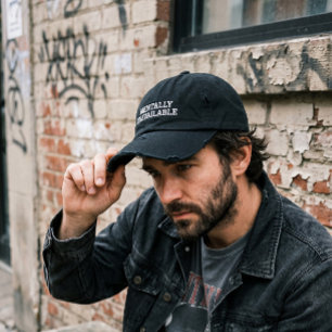 Cap Black   Crown Graphic Adjustable Hat