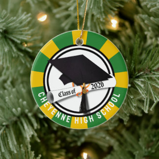 Cap Diploma Class of 2026 Photo Graduation Ceramic Tree Decoration