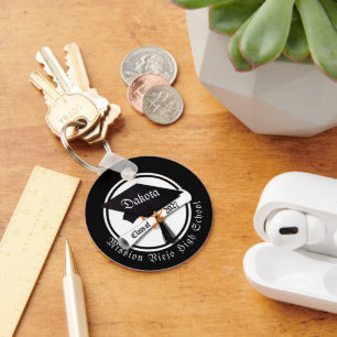Cap Diploma Class of 2027 Photo Graduation Key Ring