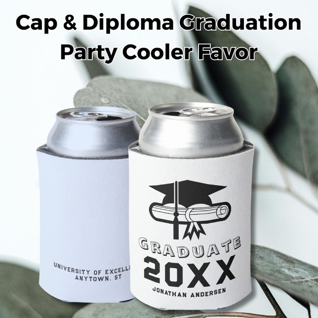 Cap & Diploma Graduation Party Cooler Favour (Creator Uploaded)