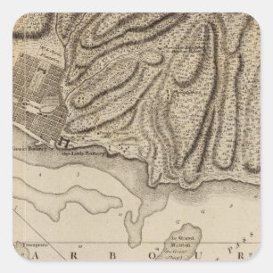 Cap Francois Square Sticker