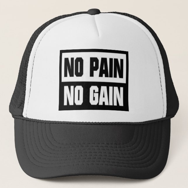 Cap In the Pain In the Gain (Front)