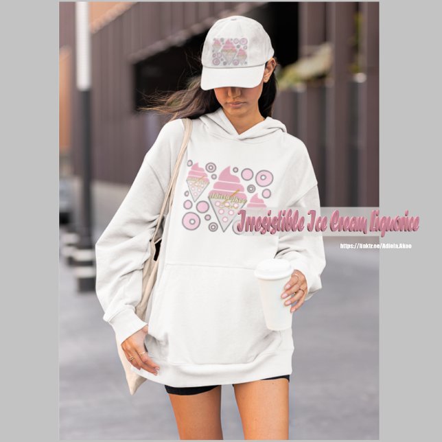 CAP - Irresistible Ice Cream by Poet Adiela Akoo (Irresistible Ice Cream Liquorice Cap and Hoodie. Love it? GET it! Shop the collection by Adiela Akoo)