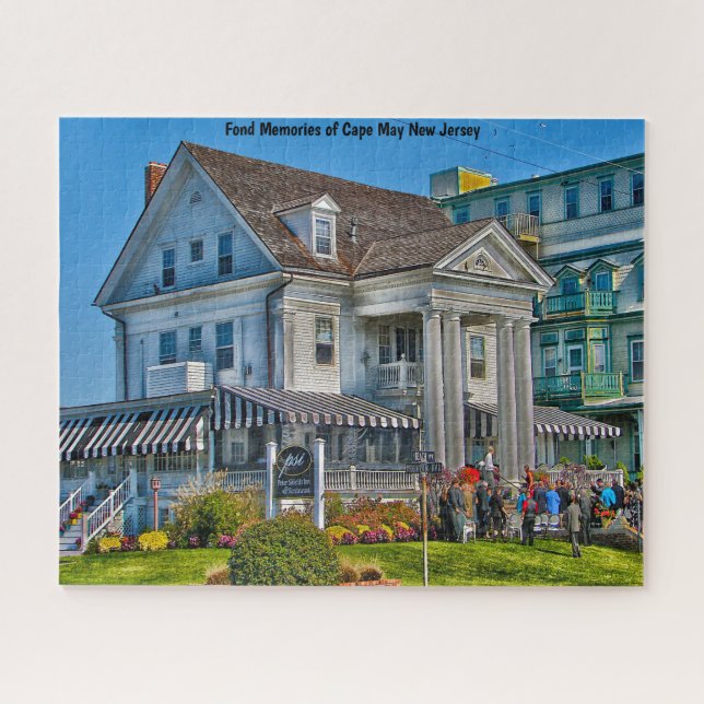 Cap May New Jersey.Christmas Greetings Jigsaw Puzz Jigsaw Puzzle (Horizontal)