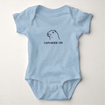 Cap Mode On – Cute Minimalist Capybara Baby 