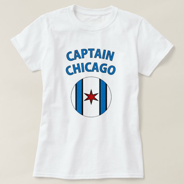 Cap Name and Shield T-Shirt (Design Front)