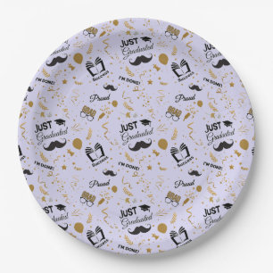 Cap Off the Celebration! Paper Plate
