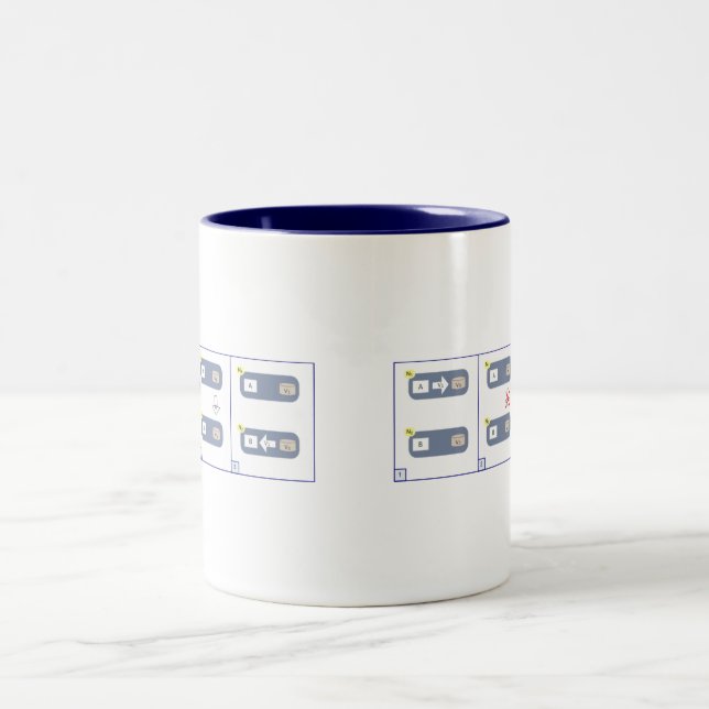 CAP Theorem Two-Tone Coffee Mug (Center)