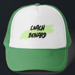 Cap with Coach's Name, Thank You Gift for Coach<br><div class="desc">Cap personalised with coach's name in an effortlessly chic design. Makes a perfect appreciation gift for the coach.</div>