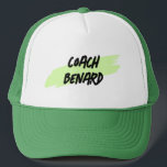 Cap with Coach's Name, Thank You Gift for Coach<br><div class="desc">Cap personalised with coach's name in an effortlessly chic design. Makes a perfect appreciation gift for the coach.</div>
