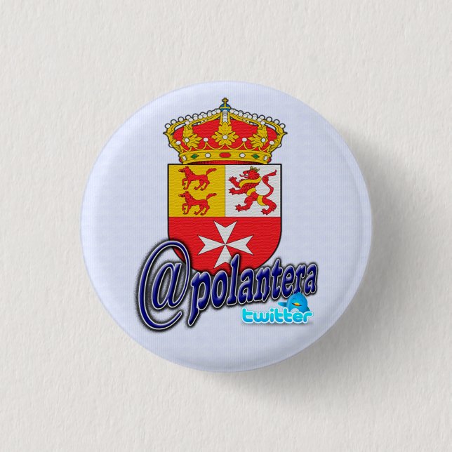 Cap with impervious 3 cm round badge (Front)