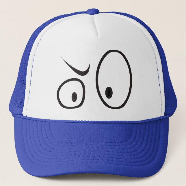Cap with "WTF?" Eyes (Front)