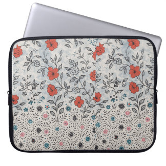 Capa para laptop florais artístico sleeve