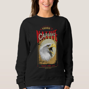 Caparaz Native American Eagle Spirit Vintage Honor Sweatshirt