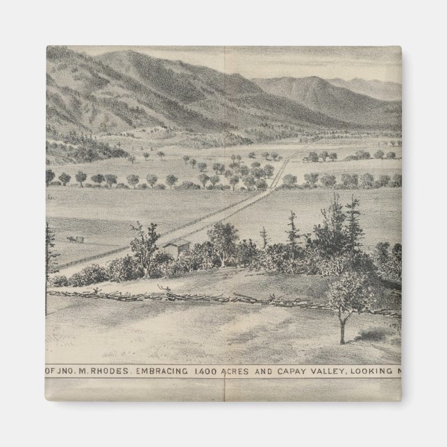 Capay Valley, Harlan farm Magnet (Front)