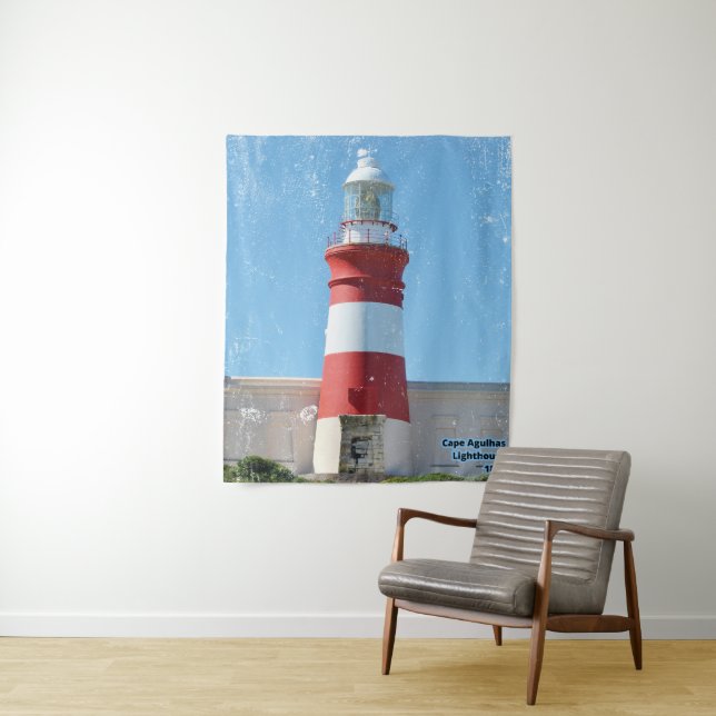 Cape Agulhas Lighthouse 1849 Tapestry (In Situ)