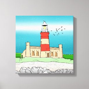Cape Agulhas Lighthouse Canvas Print