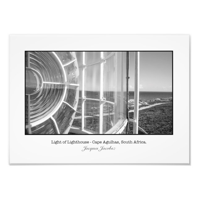 Cape Agulhas Lighthouse Photo Print (Front)