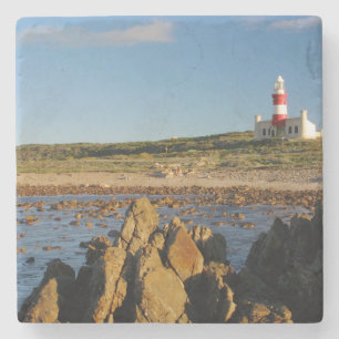 Cape Agulhas Lighthouse, Western Cape 2 Stone Coaster