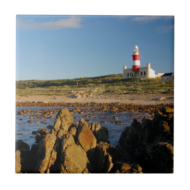 Cape Agulhas Lighthouse, Western Cape 2 Tile (Front)