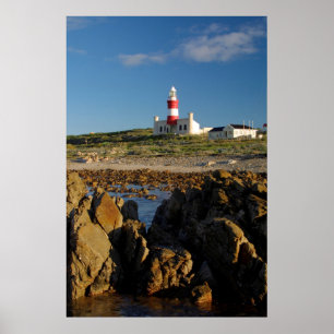 Cape Agulhas Lighthouse, Western Cape Poster