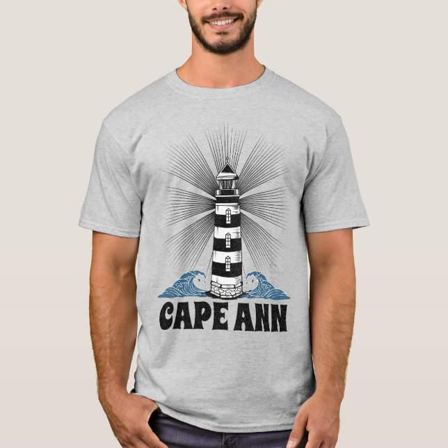 Cape Ann Lighthouse New England T-Shirt (Front)