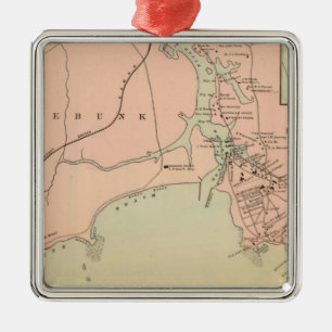 Cape Arundel, Kennebunkport, Maine Metal Tree Decoration