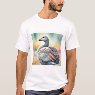 Cape Barren Goose 030924AREF141 - Watercolor T-Shirt