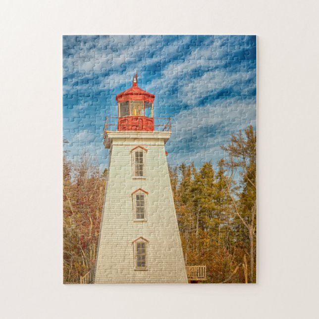 Cape Bear Lighthouse Jigsaw Puzzle (Vertical)