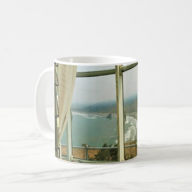 Cape Blanco Lighthouse, Oregon Coast Coffee Mug (Front Left)
