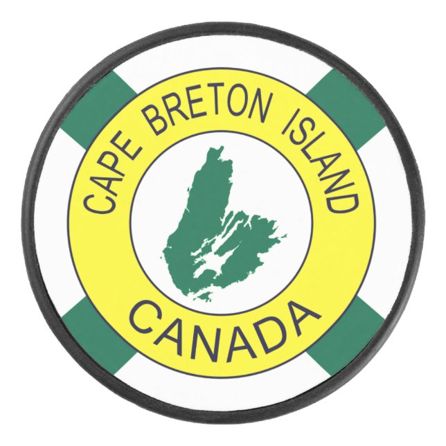 Cape Breton Island Flag (unofficial), Nova Scotia Hockey Puck (Front)