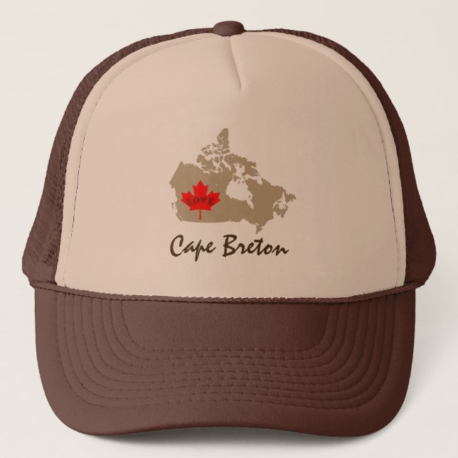 Cape Breton Nova Scotia Customise Canada hat (Front)