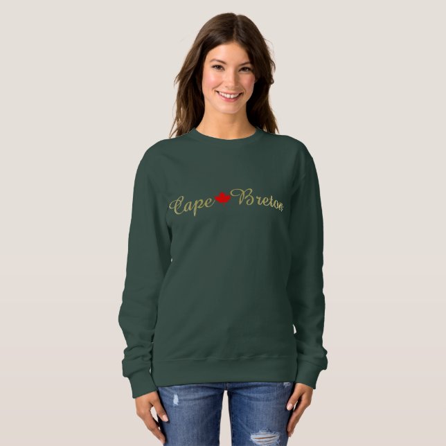  Cape Breton Nova Scotia Halifax Customise Canada  Sweatshirt (Front Full)