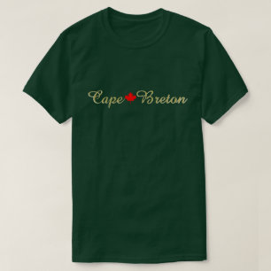 Cape Breton Nova Scotia Halifax Customize Canada  T-Shirt