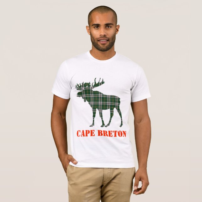 Cape Breton Tartan plaid moose customisable shirt (Front Full)