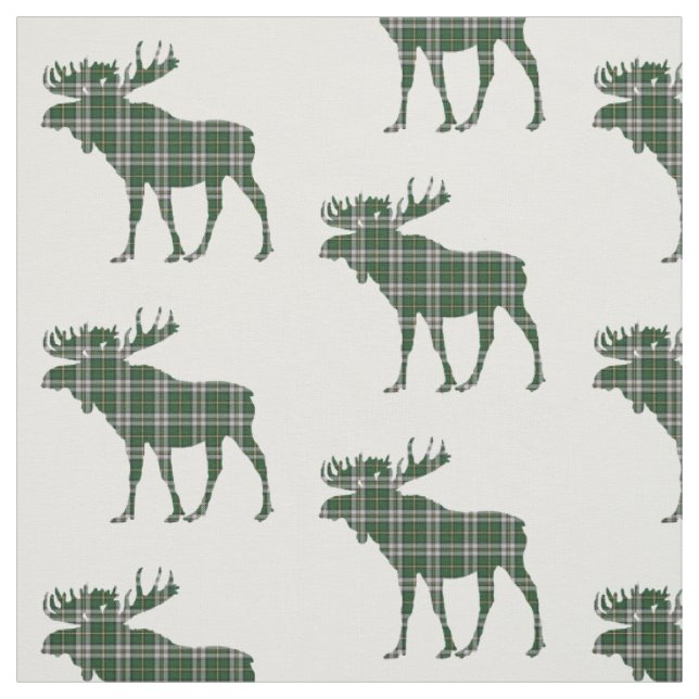 Cape Breton  Tartan plaid moose fabric (Swatch)