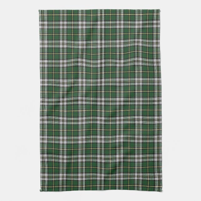 Cape Breton tartan plaid Tea Towel (Vertical)