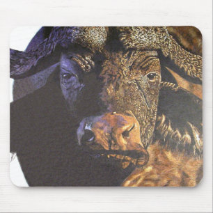 Cape Buffalo Mouse Pad