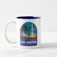 Cape Canaveral Florida Illustration Travel Art
