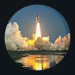 Cape Canaveral Florida Launch Pad Magnet<br><div class="desc">Cape Canaveral Launch Pad, famous event.</div>