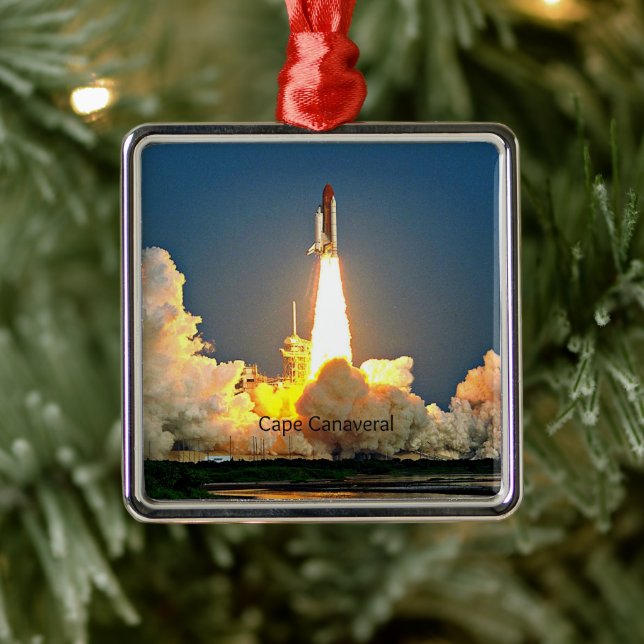 Cape Canaveral Florida Launch Pad Metal Tree Decoration (Tree)