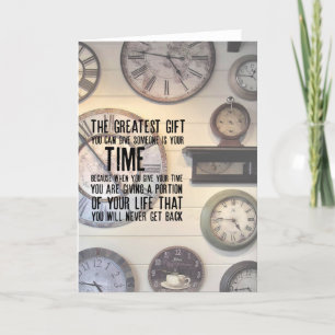 CAPE CLOCKS Greeting Card