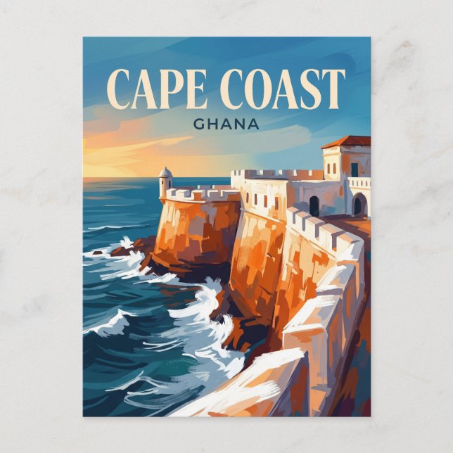 Cape Coast Castle Ghana Postcard (Front)
