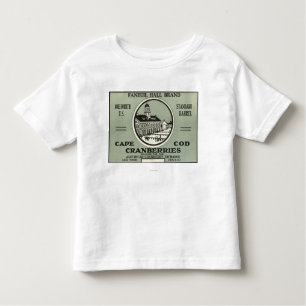Cape Cod Faneuil Hall Brand Cranberry Label Toddler T-Shirt
