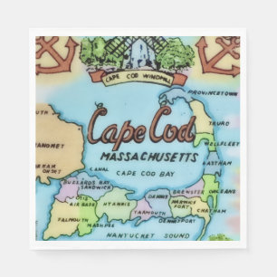 Cape Cod Landmark Paper Napkin