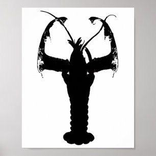 Cape Cod Lobster Claws T Shirt Poster
